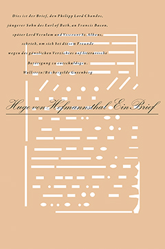 Buchcover: Ein Brief